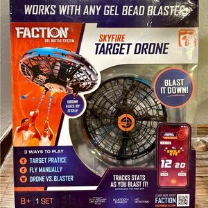 Faction Skyfire Target Drone, Ages 8+, Works with Any Gel Bead Blaster, BNIB*